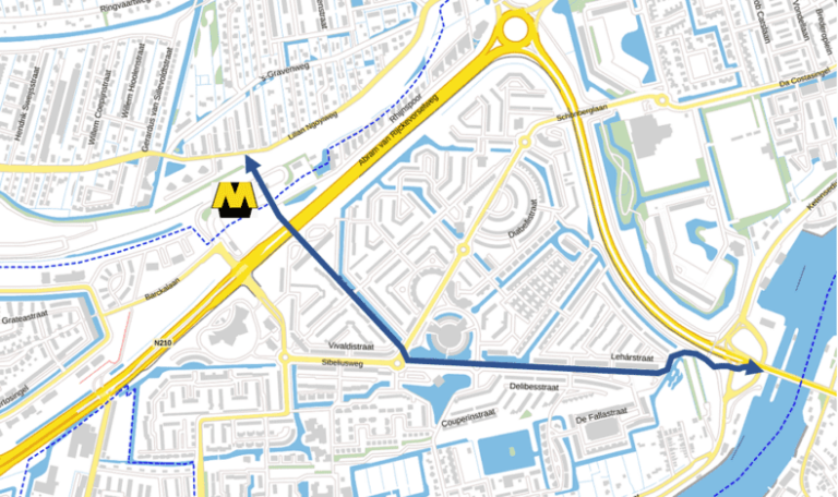 Gemeente vergadert over snelfietspad in ‘s-Gravenland