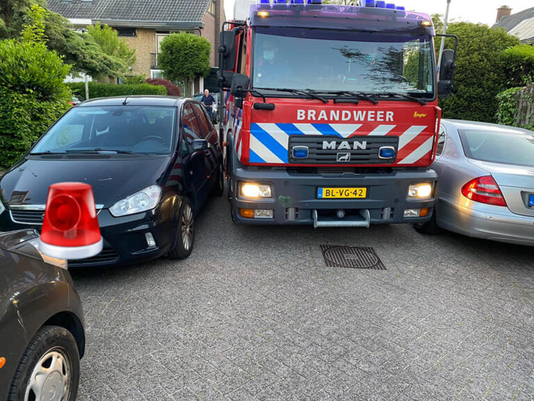 Brandweer rijdt zich klem tijdens bereikbaarheidscontrole: ‘Elke seconde telt!’