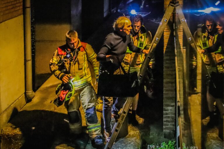 Kat Pinky overleeft val van 13-hoog in de IJssel van flat aan de Ketensezoom