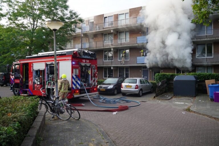 Man (34) aangehouden als verdachte bij uitslaande brand aan de Norma