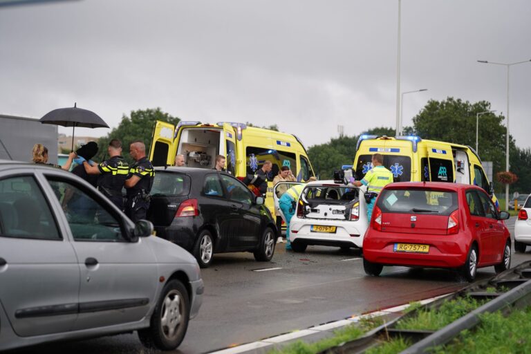 Drie gewonden na ongeval op Abram van Rijckevorselweg