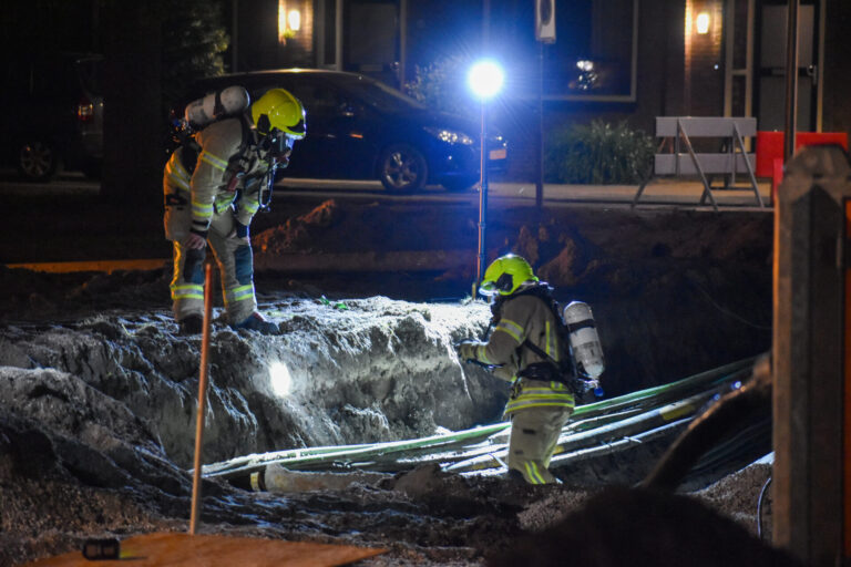 Brandweer tijdje zoet met gaslekkage Buys Ballotsingel Krimpen aan den IJssel