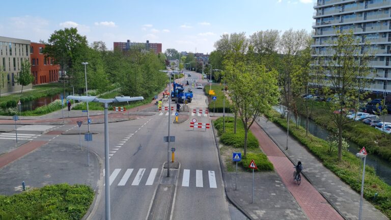 Slotlaan deels afgesloten voor werkzaamheden