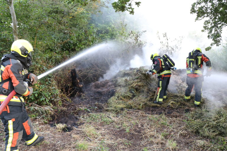 Brand in natuurgebied Edisonstraat