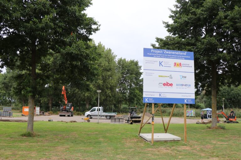 Nieuw skatepark bij Zwaneneiland