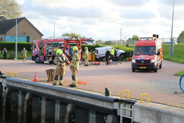 Grootschalige brandweeroefening op terrein van Rijkswaterstaat