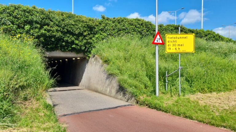 Nachtelijke werkzaamheden fietstunnel Kars-Wegeling Pad