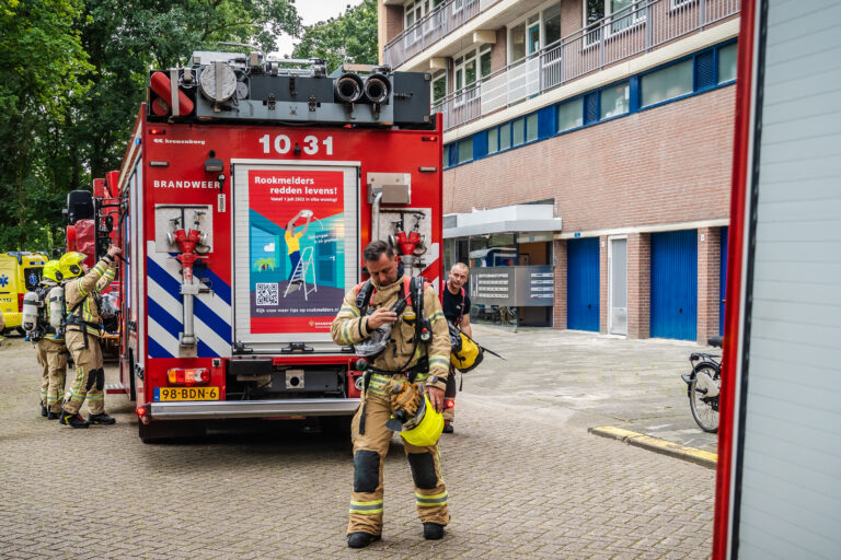 Vlam slaat in de pan in flatwoning Valeriusrondeel