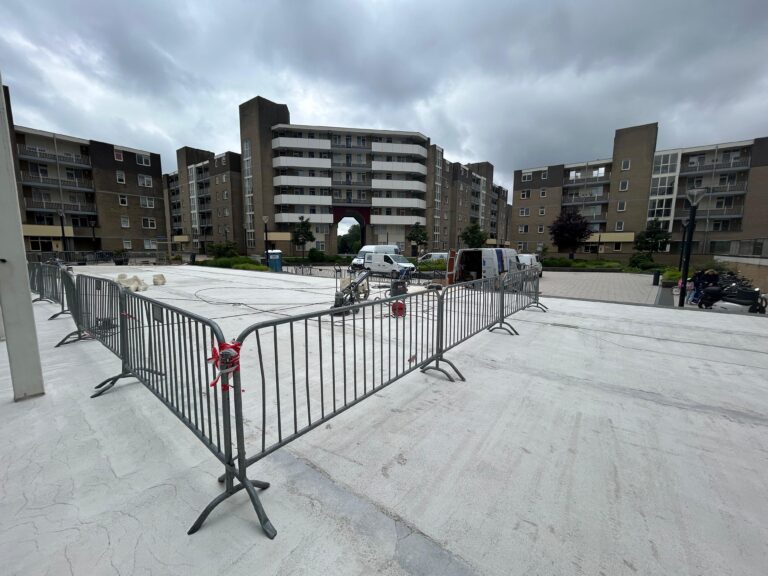 Tegel-soap Pier Panderplein bijna ten einde, werkzaamheden hervat