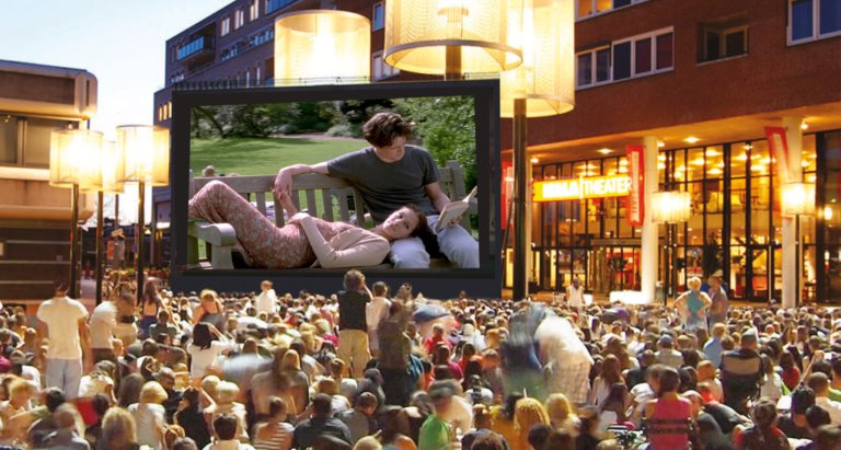 Isala Theater organiseert openluchtbioscoop op Amnestyplein