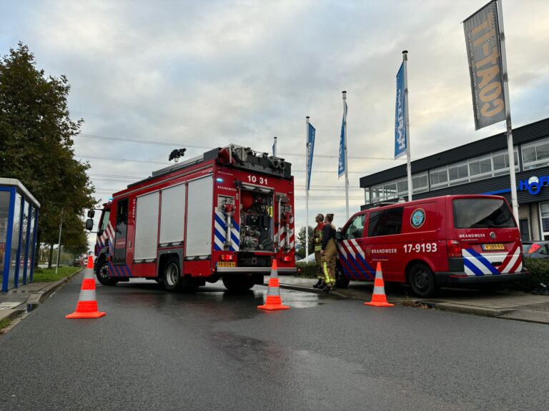 Gasleiding geraakt tijdens werkzaamheden bij Hoofdweg