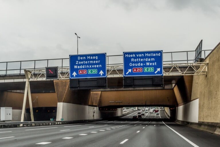 Weekendafsluiting A12 richting A20 Rotterdam door werkzaamheden Gouwe-aquaduct