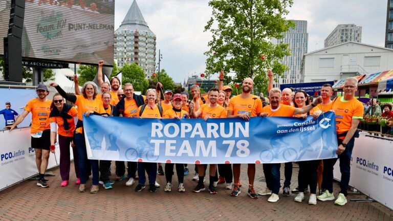 Team 78 van Gemeente Capelle sluit ook deze Roparun snel en goed af