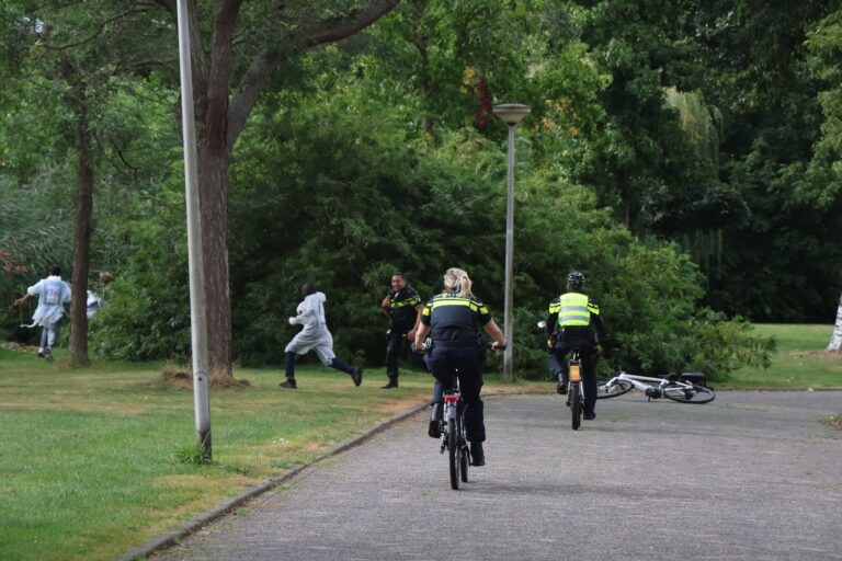 [FOTO] Krimpense jeugd op de vlucht tijdens Hunted