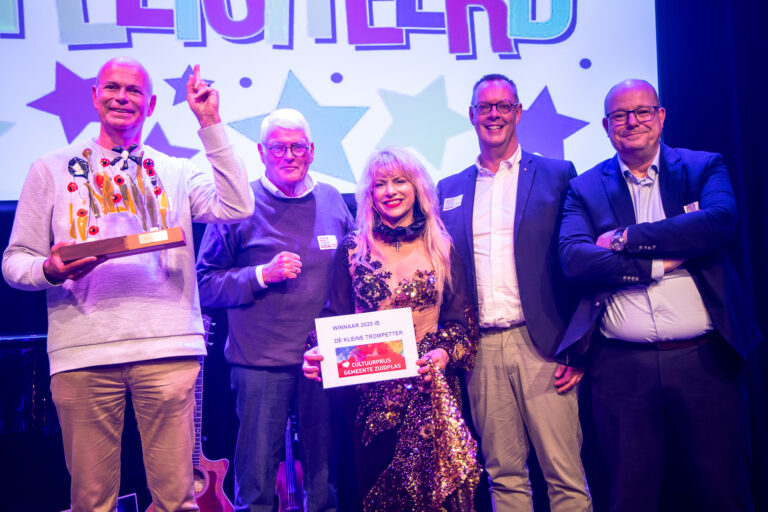 Muziekvereniging De Kleine Trompetter wint Cultuurprijs Zuidplas 2025