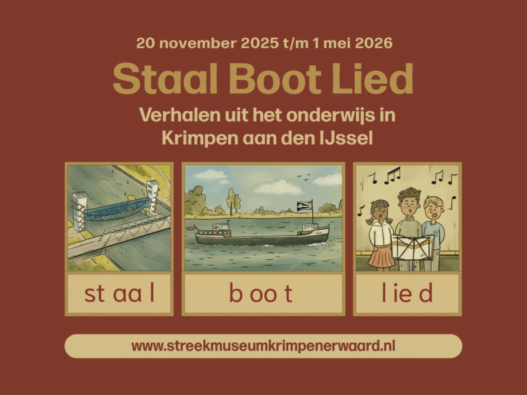 Nieuwe tentoonstelling ‘Staal Boot Lied’ in Streekmuseum Krimpenerwaard