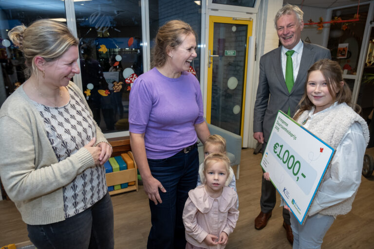 Kinderdagverblijf KindeRdam Groenendaal wint Krimpense Duurzaamheidsprijs