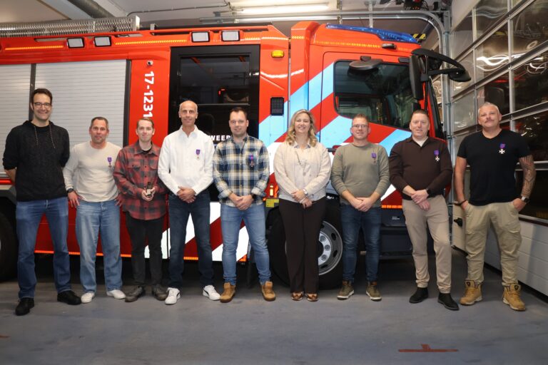 Waardering en onderscheidingen voor Krimpense brandweerlieden tijdens jubilarissenavond