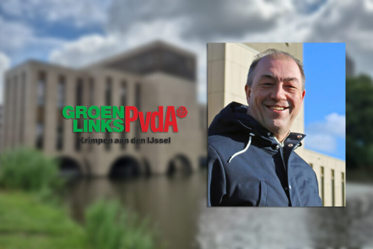 Cornel van Geelen is lijsttrekker voor PvdA/GroenLinks in Krimpen aan den IJssel