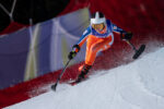 claire petit in actie tijdens de Paralympische Spelen in Cortina (2026)