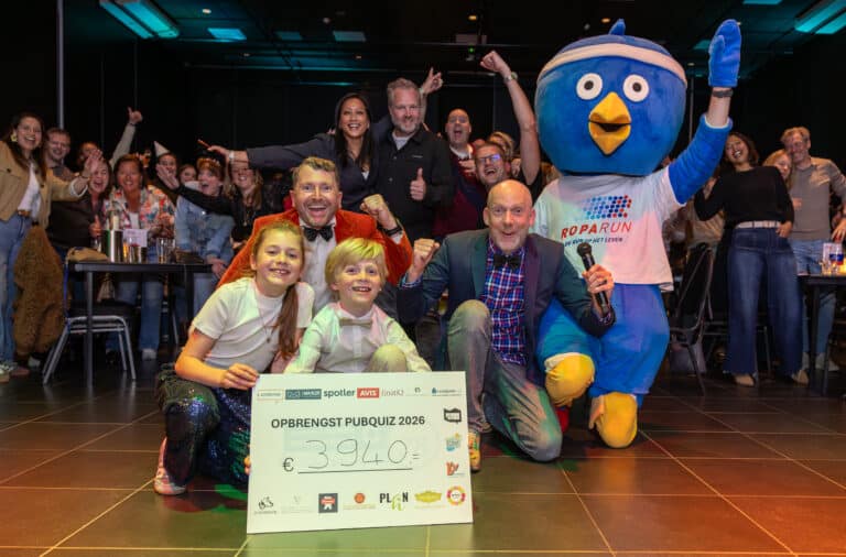 Weer recordbedrag opgehaald bij Roparun Pubquiz Capelle
