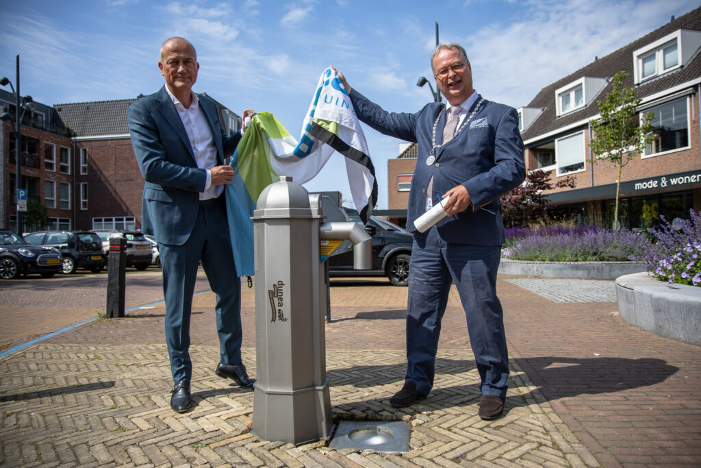 Speciale openbare tapkraan onthuld in Zevenhuizen