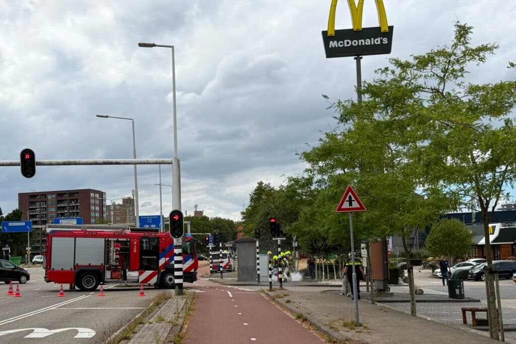 Brand in elektriciteitskast bij McDonald’s snel onder controle