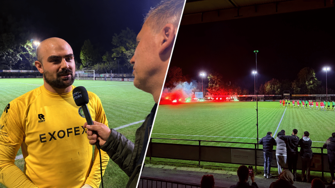 Keeper Nikolic kroont zich tot bekerheld van VV Capelle na spannende strafschoppenserie