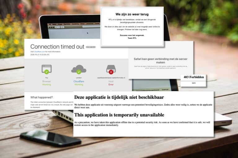 Gemeentewebsites offline vanwege veiligheidsrisico’s